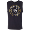 sleeveless speak fire tee
