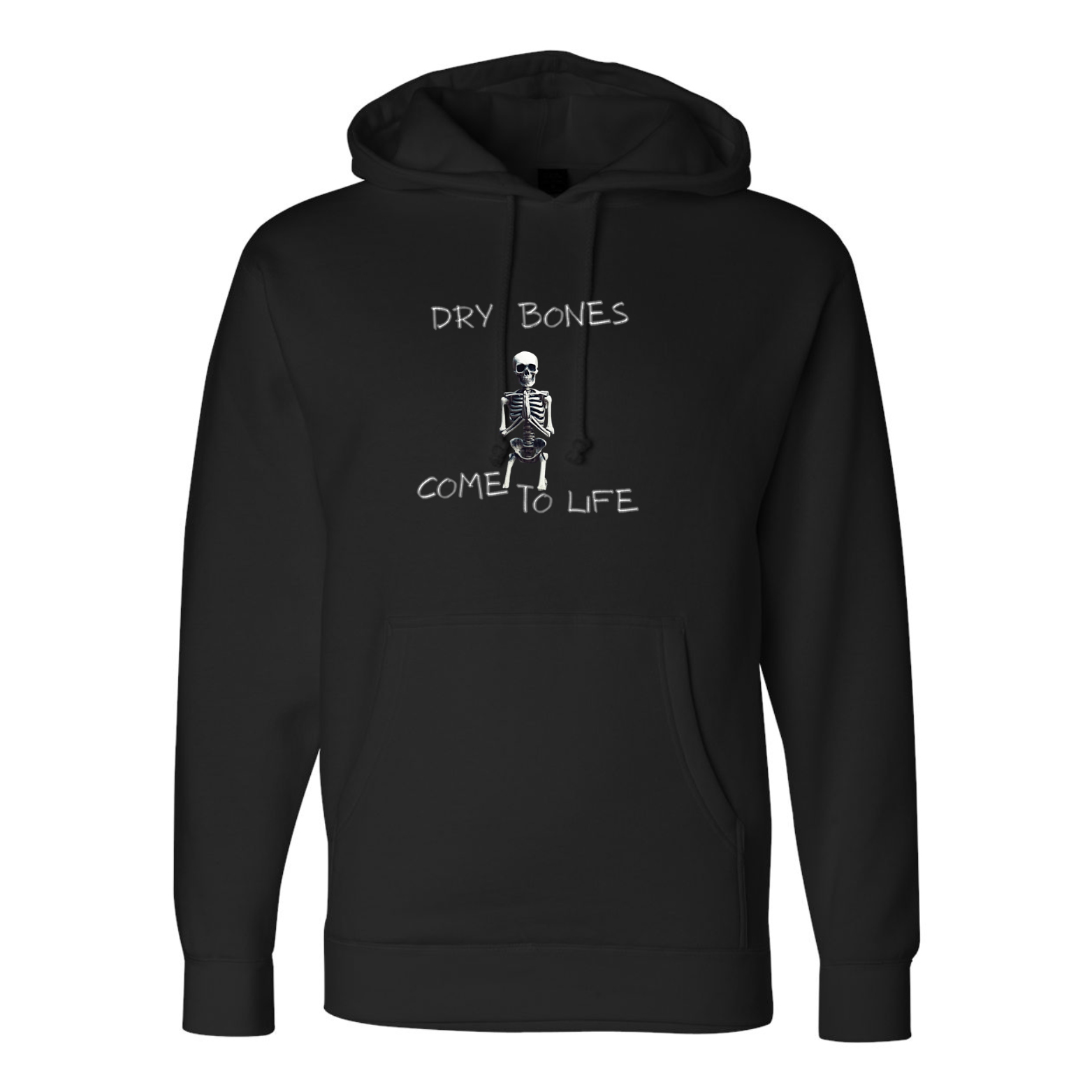 long sleeve hoodie (dry bones)