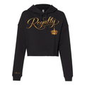 Women's cropped hoodie (Royalty) 1 Peter 2:9 collection